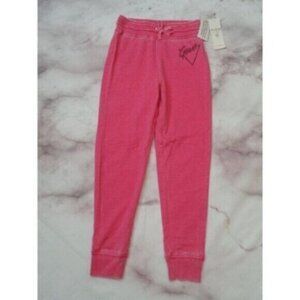 New with tags Guess girls youth medium pink jogger sweatpants Retails $36.50
